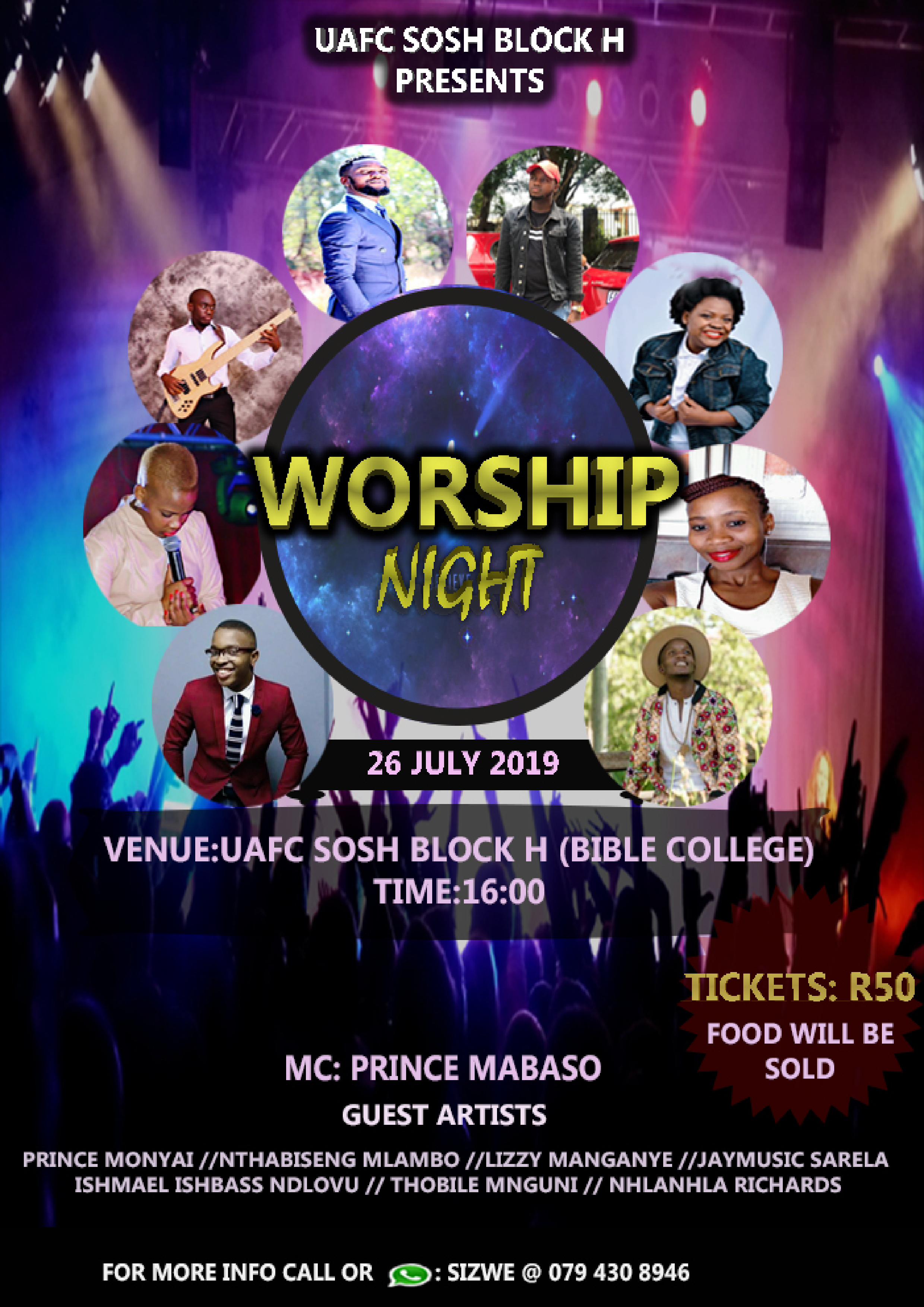 UAFC Worshipnight Poster